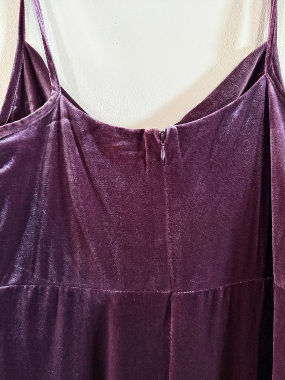NWT Women's Taylor Dress Cowlneck Velvet Midi Wine Dress Size 14 2991M - Picture 8 of 16